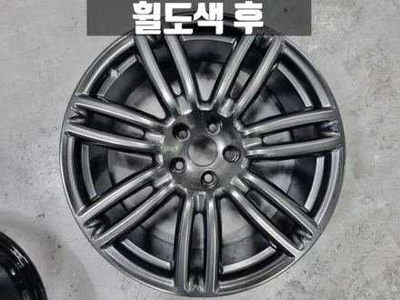 인천휠복원 휠도색 마세라티 기블리 20인치 고스트 크롬 휠 도색 / 인천 서구
