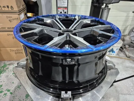 인천 부평 BMW i4 다이아몬드 컷팅 휠 복원 전기차용 타이어 교체 / 인천 서구