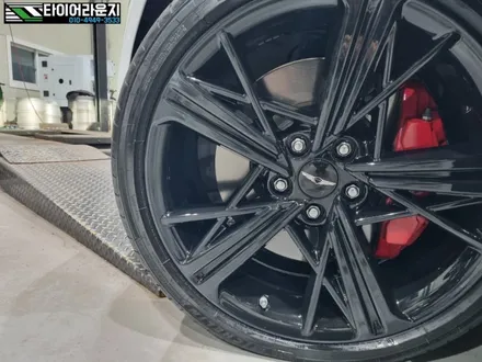 청라휠도색 제네시스 G70 유광 블랙 19인치 휠 도색 비용 / 인천 서구