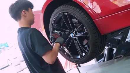 김포휠도색 BMW F30 320d 도장 불량으로 휠 복원 도색 / 인천 서구