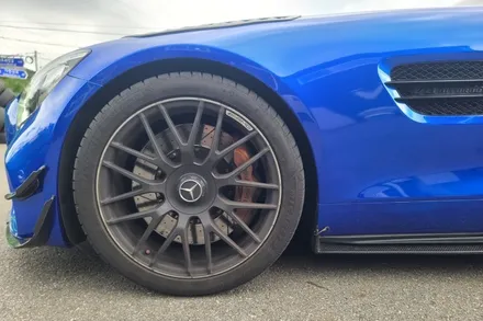 인천 송도휠도색 벤츠 AMG GT S 유광 블랙 20인치 휠 도색 / 인천 서구