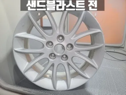 검단 휠복원 제네시스 BH 17인치 하이퍼실버 휠 복원 / 인천 서구