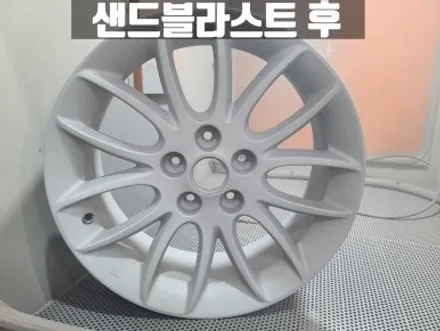 검단 휠복원 제네시스 BH 17인치 하이퍼실버 휠 복원 / 인천 서구