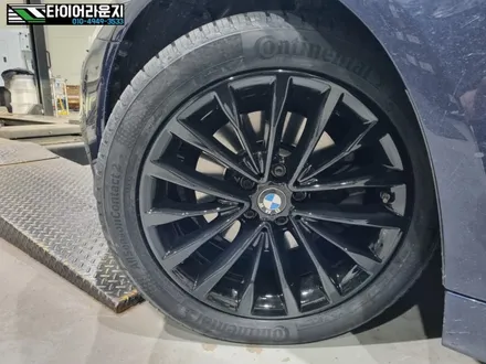 김포휠도색 김포타이어 BMW G30 530i 18인치 휠 도색 콘티넨탈 올웨더 타이어 교체 / 인천 서구