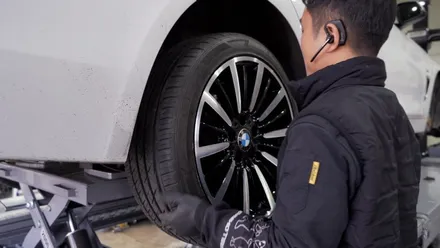 김포휠복원 BMW F32 420d 그란쿠페 블랙폴리쉬 커스텀 휠 도색 / 인천 서구