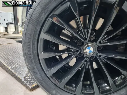 김포휠도색 김포타이어 BMW G30 530i 18인치 휠 도색 콘티넨탈 올웨더 타이어 교체 / 인천 서구