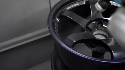 BMW휠도색 BMW E92 M3 휠도색 휠굴절수리 타이어 교체 / 인천 서구