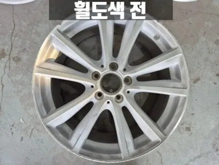 벤츠휠도색 인천 벤츠 C117 CLA 200d 고스트크롬 휠 도색 18인치 콘티넨탈 타이어 교체 / 인천 서구