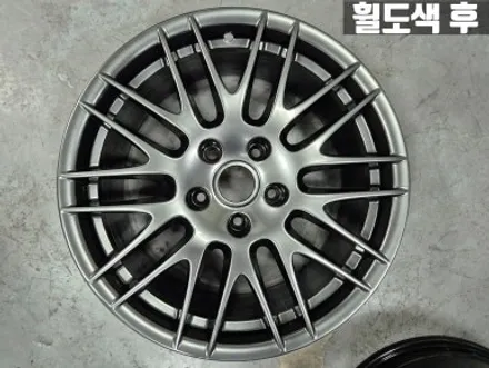 포르쉐휠도색 인천 포르쉐 카이엔 고스트 크롬 휠 도색 비용은 / 인천 서구