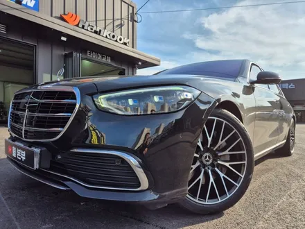 김포 벤츠 W223 S580 커팅휠복원 휠굴절수리 타이어교체 휠얼라인먼트 교정 / 인천 서구