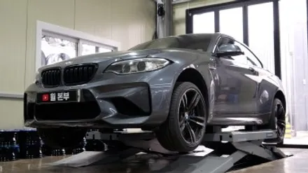 김포휠복원 BMW F87 M2 437M 블랙 틴티드 컷팅 휠 복원 / 인천 서구