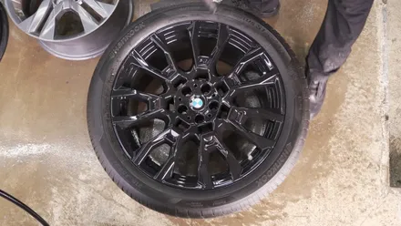 X6휠도색 BMW G06 X6 유광 블랙 21인치 휠 도색 / 인천 서구