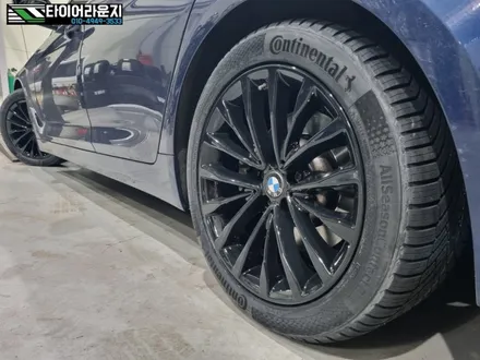 김포휠도색 김포타이어 BMW G30 530i 18인치 휠 도색 콘티넨탈 올웨더 타이어 교체 / 인천 서구