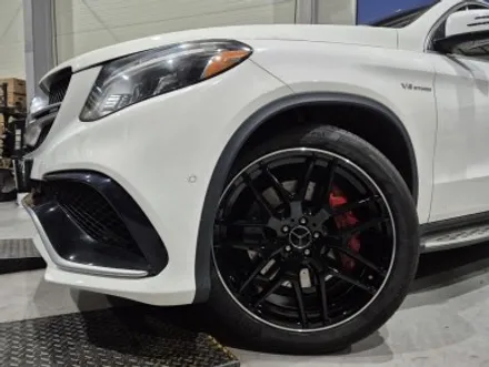 벤츠휠도색 검단 벤츠 W166 AMG GLE 63s 유광 블랙 림폴리쉬 휠 도색 / 인천 서구
