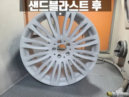 인천휠복원전문점 벤츠 W222 S450 휠 복원 크랙 수리 / 인천 서구