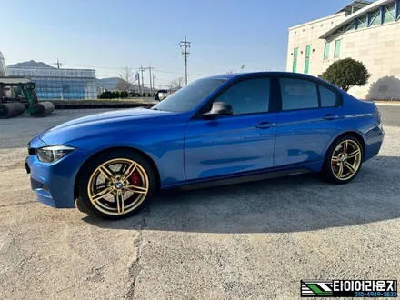 인천휠도색 김포휠도색 BMW F30 320d 19인치 골드 휠 도색 / 인천 서구