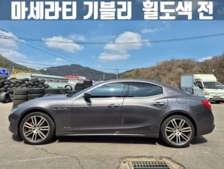 마세라티휠도색 인천 마세라티 기블리 SQ4 20인치 고스트크롬 휠 도색 타이어 교체 / 인천 서구