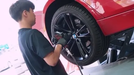 김포휠도색 BMW F30 320d 도장 불량으로 휠 복원 도색 / 인천 서구