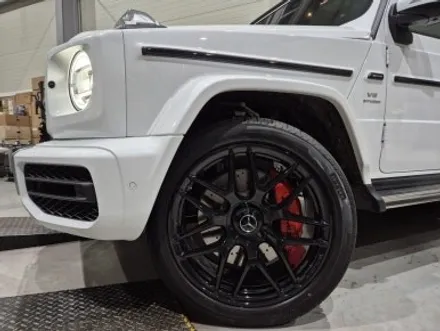 김포휠도색 벤츠 G63 AMG 지바겐 22인치 유광 블랙 휠 도색 / 인천 서구