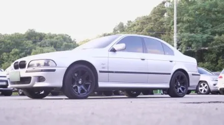 BMW휠도색 BMW E39 530i 유광 블랙 휠 복원 도색 / 인천 서구