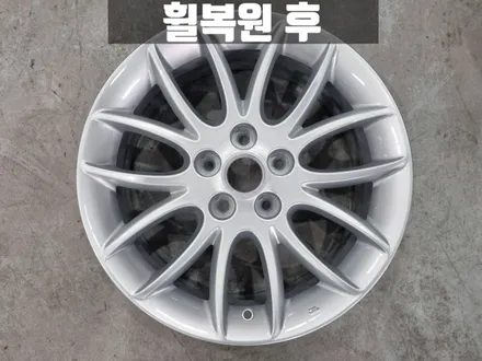 검단 휠복원 제네시스 BH 17인치 하이퍼실버 휠 복원 / 인천 서구