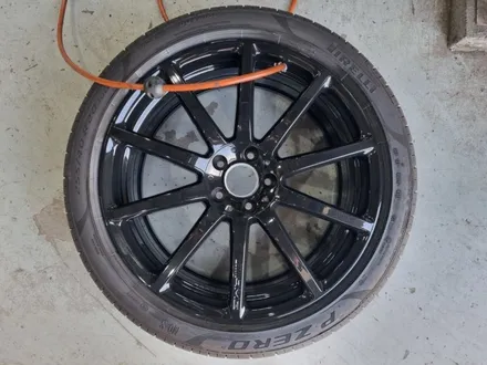 청라휠도색 벤츠 W222 S63 amg 유광 블랙 20인치 순정 휠 도색 / 인천 서구