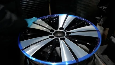 인천휠복원 벤츠 C117 CLA250 휠 굴절 수리 복원 후기 / 인천 서구