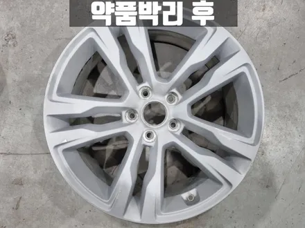 인천휠도색 현대 맥스크루즈 19인치 유광 블랙 휠 도색 비용 / 인천 서구