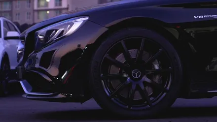 김포휠도색 벤츠 S63 AMG 세미매트블랙 휠 도색 타이어 교체 / 인천 서구