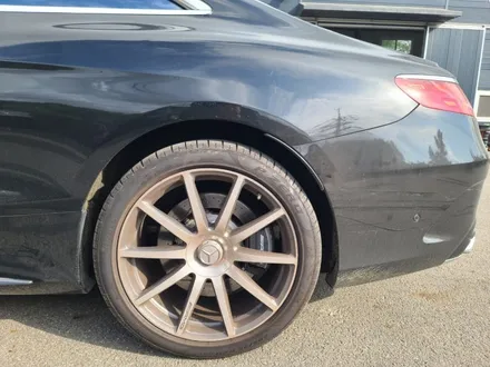 청라휠도색 벤츠 W222 S63 amg 유광 블랙 20인치 순정 휠 도색 / 인천 서구