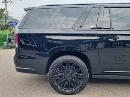 인천휠복원 캐딜락 에스컬레이드 24인치 보센 유광 블랙 휠 복원 / 인천 서구