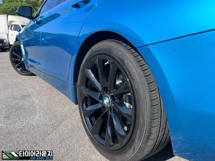 청라휠도색 BMW F36 420i 18인치 블랙 유광 휠 도색 / 인천 서구