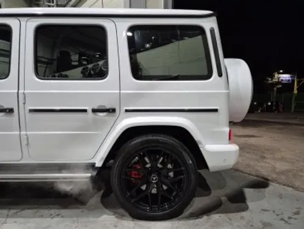 김포휠도색 벤츠 G63 AMG 지바겐 22인치 유광 블랙 휠 도색 / 인천 서구