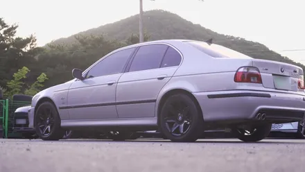 BMW휠도색 BMW E39 530i 유광 블랙 휠 복원 도색 / 인천 서구