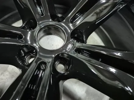 BMW휠도색 BMW G12 740Ld 유광 블랙 20인치 휠 도색 / 인천 서구