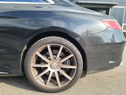 청라휠도색 벤츠 W222 S63 amg 유광 블랙 20인치 순정 휠 도색 / 인천 서구