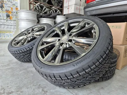 벤츠휠도색 인천 벤츠 C117 CLA 200d 고스트크롬 휠 도색 18인치 콘티넨탈 타이어 교체 / 인천 서구
