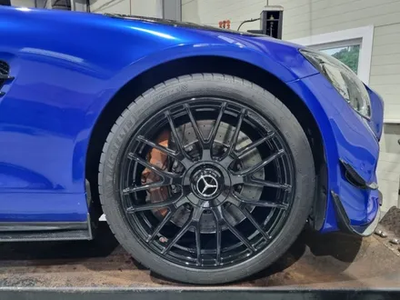인천 송도휠도색 벤츠 AMG GT S 유광 블랙 20인치 휠 도색 / 인천 서구