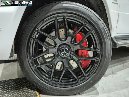 김포휠도색 벤츠 G63 AMG 지바겐 22인치 유광 블랙 휠 도색 / 인천 서구