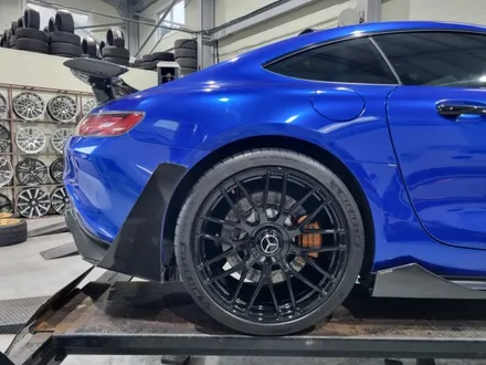 인천 송도휠도색 벤츠 AMG GT S 유광 블랙 20인치 휠 도색 / 인천 서구