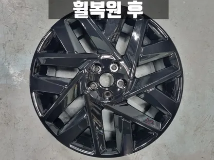 인천휠복원 검단신도시 현대 더 뉴 싼타페 20인치 휠 복원 비용 / 인천 서구