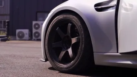 BMW휠도색 BMW E92 M3 휠도색 휠굴절수리 타이어 교체 / 인천 서구