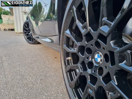 인천휠복원 인천휠도색 BMW G06 X6 M40i 21인치 유광 블랙 휠 도색 / 인천 서구
