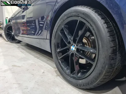 인천휠복원 BMW 3시리즈 휠 복원과 굴절 수리 허브스페이스 장착 타이어 교체까지 한 번에 / 인천 서구