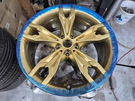 BMW휠도색 인천 김포 BMW G30 M550d 20인치 골드 휠 도색 / 인천 서구
