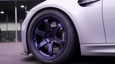 BMW휠도색 BMW E92 M3 휠도색 휠굴절수리 타이어 교체 / 인천 서구