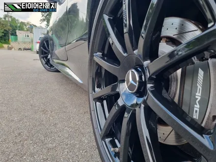 청라휠도색 벤츠 W222 S63 amg 유광 블랙 20인치 순정 휠 도색 / 인천 서구