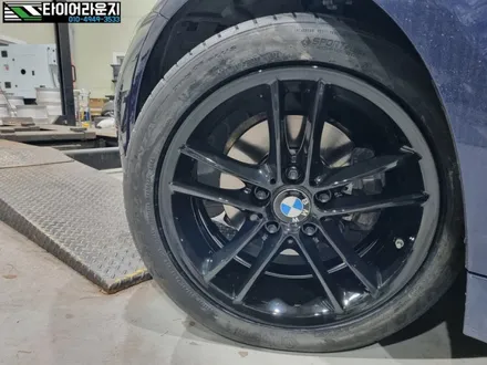 인천휠복원 BMW 3시리즈 휠 복원과 굴절 수리 허브스페이스 장착 타이어 교체까지 한 번에 / 인천 서구