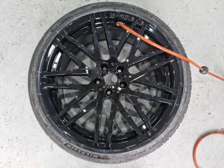벤츠 W205 C63 AMG S 타 업체 액상도장 출고 당일 다시 분체도장 휠 도색한 이유 / 인천 서구