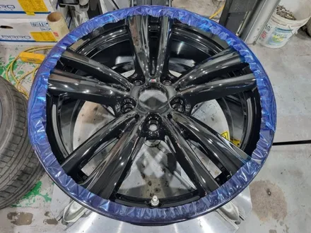 인천휠도색 BMW F32 428i 휠 굴절 수리와 휠 도색 19인치 타이어 교체 / 인천 서구